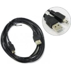 Кабель USB - miniUSB 1.8м, ExeGate EX-CC-USB2-AMminiBM5P-1.8 черный