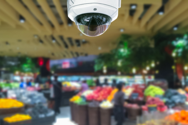 Видеонаблюдение в торговом зале
