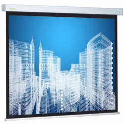 Экран для проектора 183x244см Cactus Wallscreen CS-PSW-183x244 (4:3, Matte White, настенно-потолочный, белый корпус)