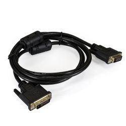 Кабель DVI-DVI Dual Link  1.8м ExeGate (2 феррита, медь, позолоченные контакты, экран) EX191094RUS