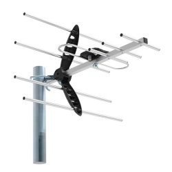 Антенна телевизионная Hyundai H-TAE240 15дБ уличная пассивная серебристый