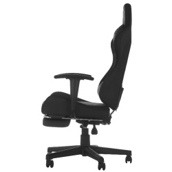 Кресло игровое Watcher Черный (экокожа, 120кг, крестовина пластик, колесики пластик, подголовник, поддержка поясницы, подставка под ноги, подсветка)