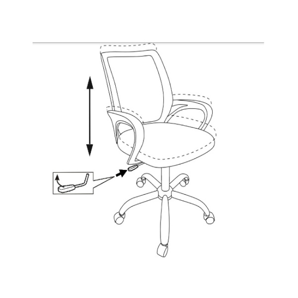 Кресло Бюрократ CH-695NLTSL черный 