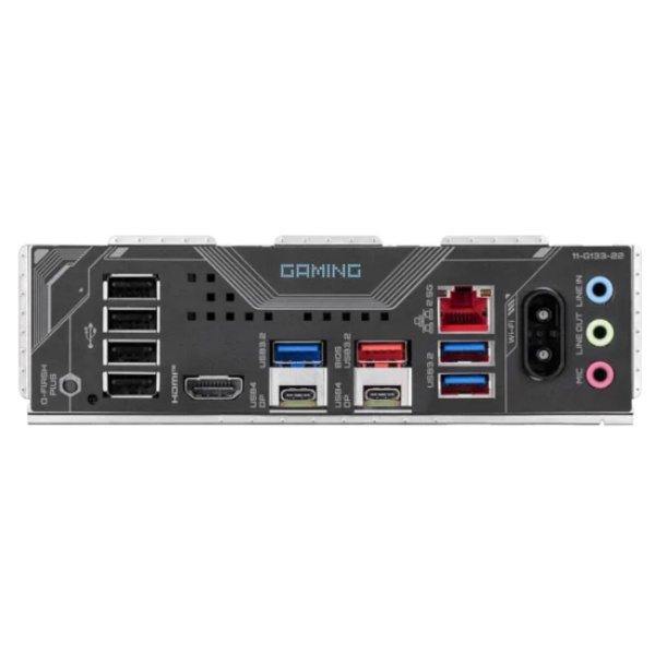 Материнская плата Gigabyte X870 GAMING WIFI6 (LGA AM5, AMD X870, ATX, 4xDDR5 5200 МГц, 4xSATA, 3xM.2, 3хPCI-E x16, HDM, Wi-Fi, Bluetooth)