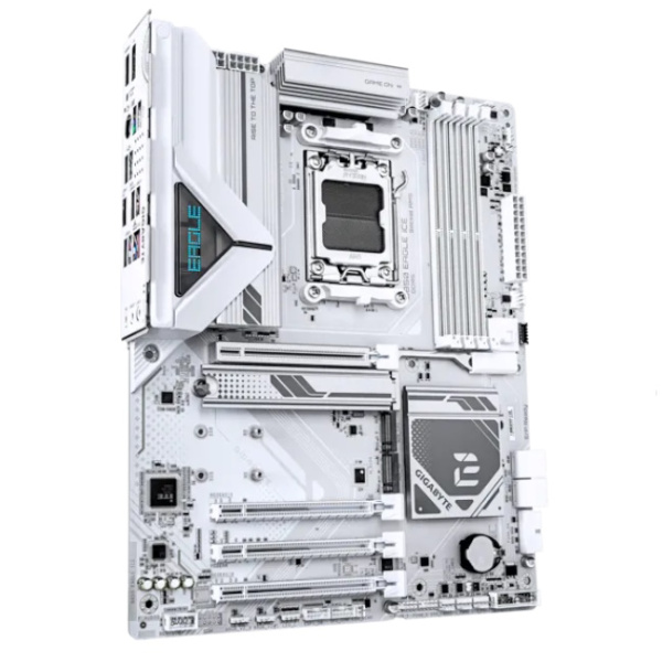 Материнская плата Gigabyte B850 EAGLE ICE (LGA AM5, AMD B850, ATX, 4xDDR5 5200 МГц, 4xSATA, 3xM.2, 4хPCI-E x16, HDM/DP)