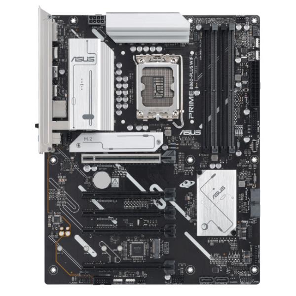 Материнская плата ASUS PRIME B860-PLUS WIFI (LGA 1851, Intel B860, ATX, 4xDDR5 6400 МГц, 4xSATA, 2xM.2, 5хPCI-E x16, HDM/DP, Wi-Fi, Bluetooth)