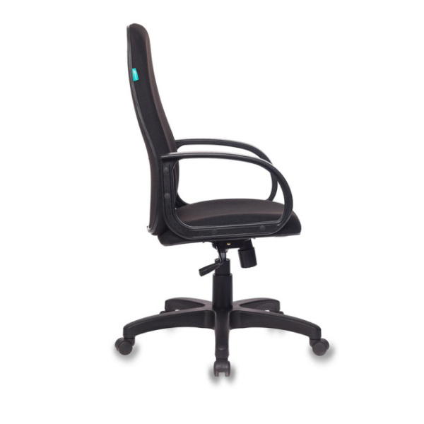 Кресло руководителя Бюрократ CH-808AXSN черный 3C11 (ткань, 120кг, крестовина пластик, колесики пластик)