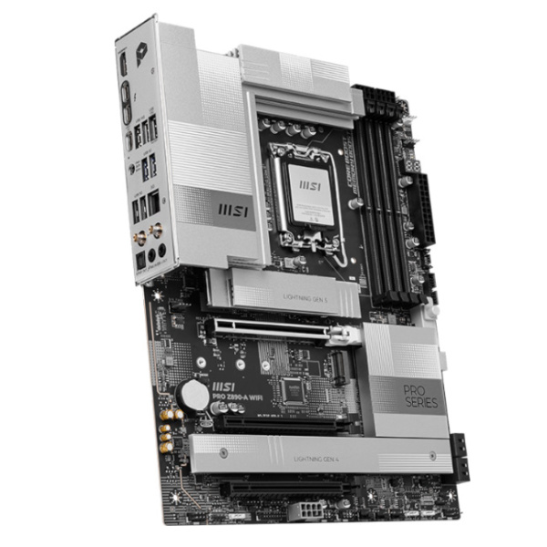 Материнская плата MSI PRO Z890-A WIFI LGA 1851, Intel Z890, ATX, 4xDDR5 6400 МГц, 4xSATA, 4xM.2, 3хPCI-E x16, HDMI, Wi-Fi, Bluetooth